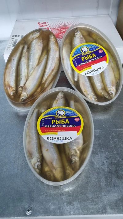 Лот: 20771805. Фото: 1. Корюшка п/п (0,5). Икра, рыба, морепродукты