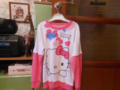 Лот: 3200312. Фото: 1. Толстовка Hello Kitty на рост... Свитера, худи, толстовки