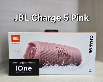 Лот: 19977021. Фото: 1. JBL Charge 5 Pink (Новый). Портативные, беспроводные колонки