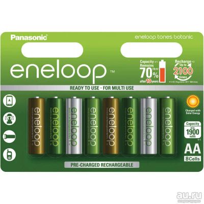 Лот: 13141072. Фото: 1. Аккумуляторы Panasonic Eneloop... Батарейки, аккумуляторы, элементы питания
