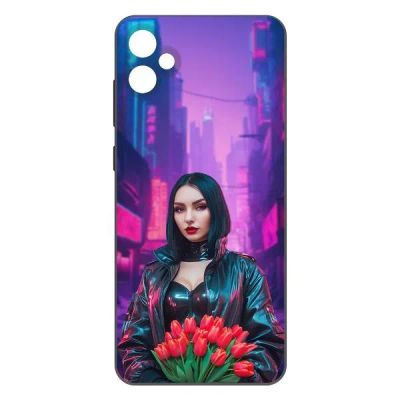 Лот: 25134827. Фото: 1. Чехол Krutoff Soft Case "Киберпанк... Чехлы, бамперы
