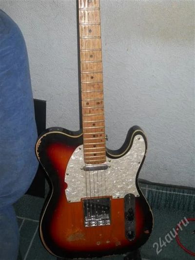 Лот: 1970302. Фото: 1. Винтажная мастеровая реплика Fender... Гитары