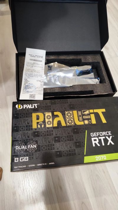 Лот: 20571185. Фото: 1. Palit GeForce RTX 2070 DUAL 8G. Видеокарты