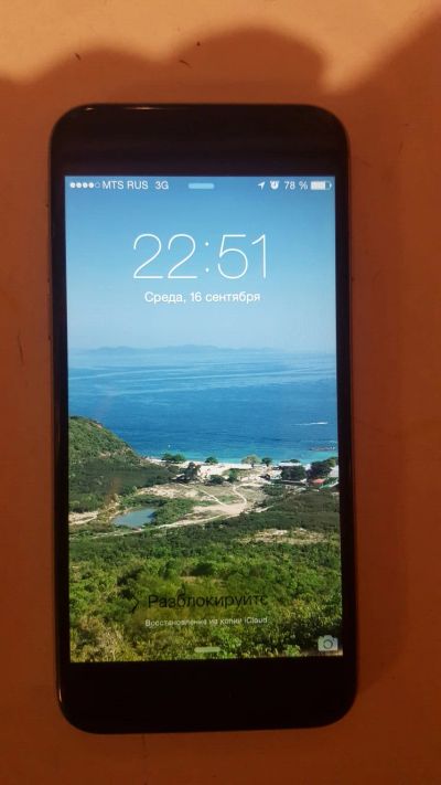 Лот: 6119404. Фото: 1. iPhone 6 16GB Space Gray обмен... Смартфоны