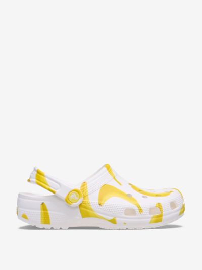 Лот: 25367795. Фото: 1. Сабо женские Crocs Classic, Белый. Шлепанцы, сланцы