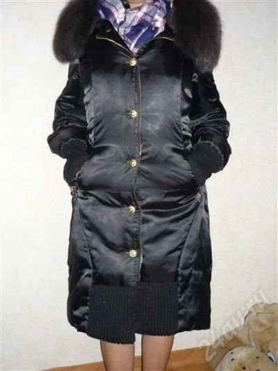 Лот: 524601. Фото: 1. красивый пуховик, с необычным... Верхняя одежда