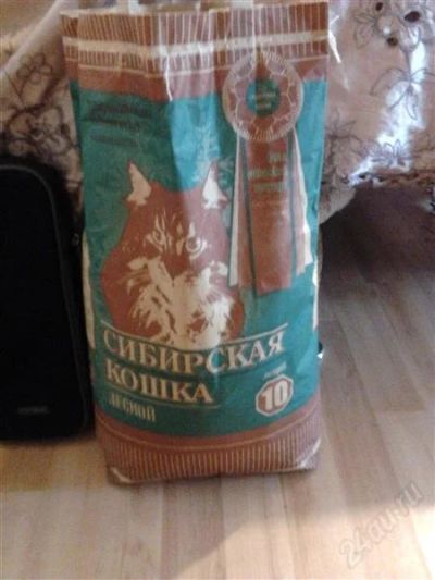 Лот: 1987314. Фото: 1. Кошачий наполнитель "Сибирская... Миски, лотки, наполнители