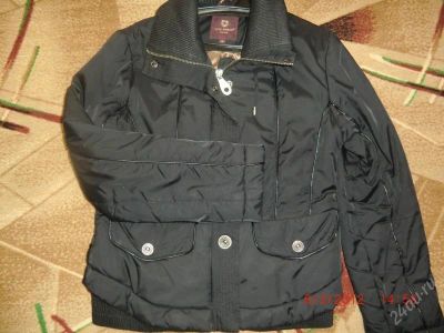 Лот: 1625878. Фото: 1. Куртка на весну/осень черная. Верхняя одежда