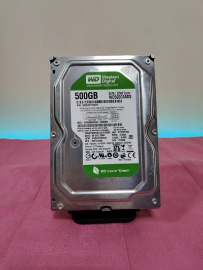 Лот: 24955327. Фото: 1. HDD Жесткий диск 500Gb/WD/ WD5000AADS. Жёсткие диски (HDD)