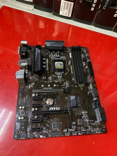 Лот: 15336790. Фото: 1. Материнская плата MSI Z370-A PRO... Материнские платы