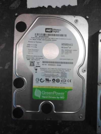 Лот: 5164907. Фото: 1. WD5000AACS. Жёсткие диски (HDD)