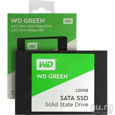 Лот: 15681435. Фото: 1. Накопитель SSD WD Green WDS120G2G0A... SSD-накопители