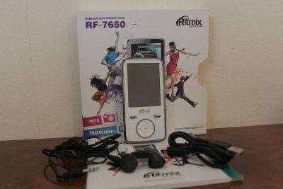 Лот: 6202742. Фото: 1. Плеер Ritmix RF-7650 4Gb Write... Плееры