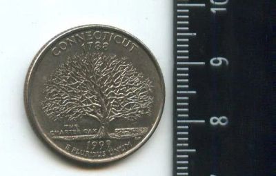 Лот: 16912641. Фото: 1. (№7023) США 25 центов 1999 год... Америка