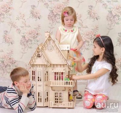 Лот: 10369019. Фото: 1. Кукольный домик - супер подарок... Игровые домики, палатки