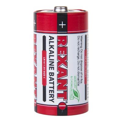 Лот: 24510898. Фото: 1. Батарейки Rexant С (LR14), 1,5... Батарейки, аккумуляторы, элементы питания
