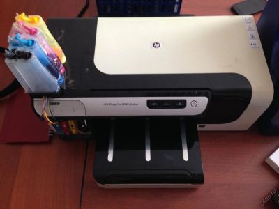 Лот: 5958926. Фото: 1. HP Officejet Pro 8000 б/у с СНПЧ. Струйные принтеры