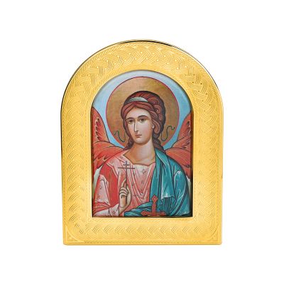 Лот: 23836000. Фото: 1. Икона Ангел Хранитель. Другое (ювелирные изделия, бижутерия, часы)