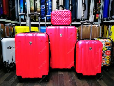Лот: 14367040. Фото: 1. Чемодан Мини "Bangkok"-2 Розовый... Чемоданы и сумки дорожные