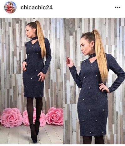 Лот: 11354740. Фото: 1. Трикотажное платье. Новое. Р-р... Платья