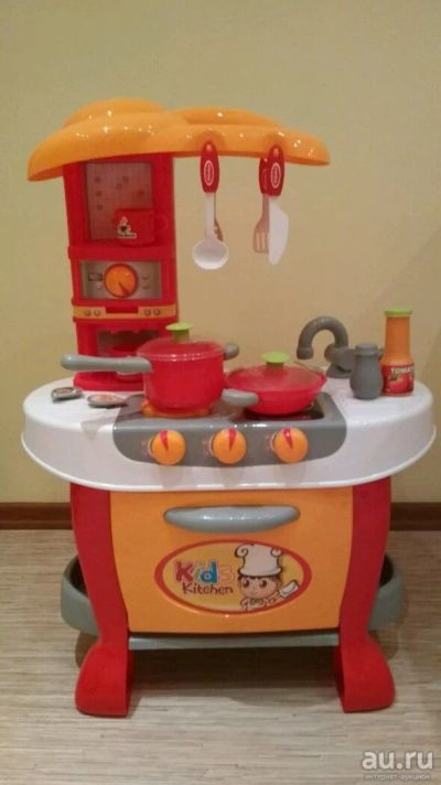 Лот: 10360681. Фото: 1. Детская кухня с посудой. Куклы и аксессуары