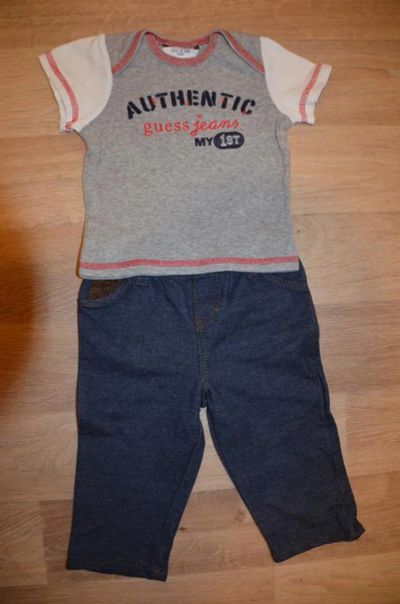 Лот: 3380010. Фото: 1. Комплект Guess, р. 6-9М, 68см. Костюмы, пиджаки, комбинезоны