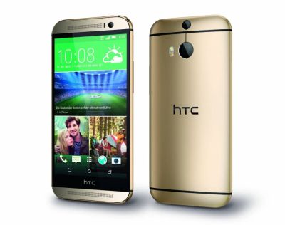 Лот: 6610245. Фото: 1. Смартфон HTC One M8 золотистый... Смартфоны