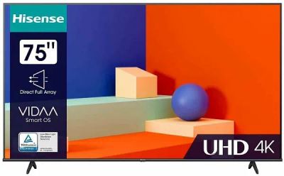 Лот: 22194478. Фото: 1. 75&quot; Телевизор Hisense 75A6K... Телевизоры