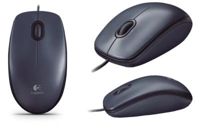 Лот: 11716655. Фото: 1. Мышь проводная Logitech M90 USB... Клавиатуры и мыши