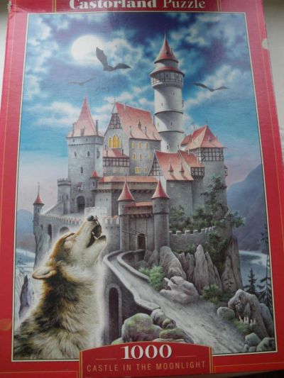 Лот: 4075729. Фото: 1. Пазл "Замок в лунном свете" 1000. Пазлы