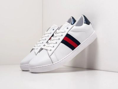 Лот: 17371986. Фото: 1. Кроссовки Gucci Stripe Leather... Кеды, кроссовки, слипоны