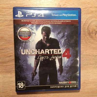 Лот: 8833470. Фото: 1. Uncharted 4 (PS4, Playstation... Игры для консолей