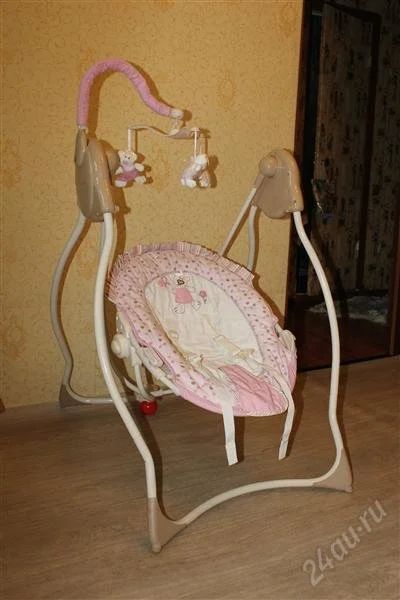 Лот: 2641626. Фото: 1. Красивая качелька Summer Comfort... Ходунки, прыгунки, качели