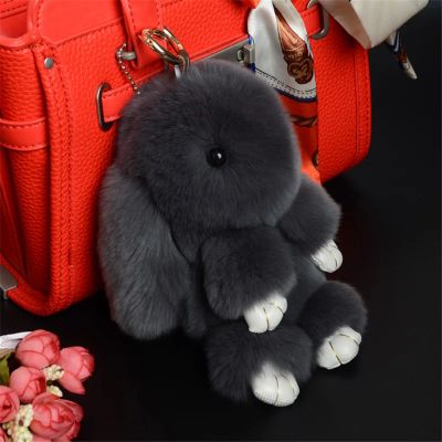 Лот: 9580849. Фото: 1. брелок меховой зайчик 16 см. Другое (сувениры, подарки)