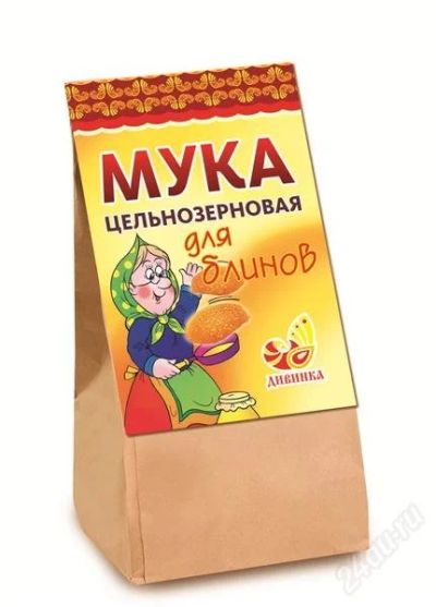 Лот: 2352513. Фото: 1. Мука Цельнозерновая для Блинов... Другое (продукты)