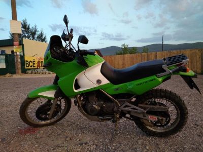 Лот: 9923894. Фото: 1. Продам Турэндуро Kawasaki KLE... Мотоциклы