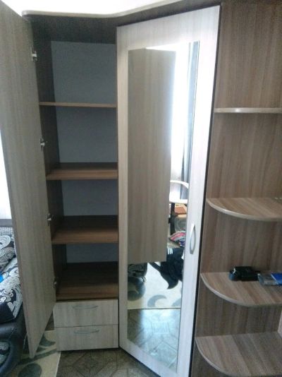 Лот: 11183709. Фото: 1. Шкаф угловой (прихожая). Шкафы, шкафы-купе