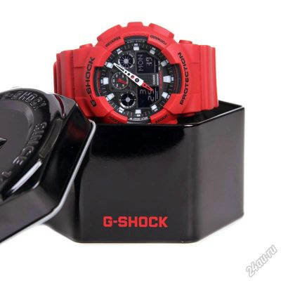Лот: 6562820. Фото: 1. Часы Casio GShock GA-100B-4A Оригинальные... Оригинальные наручные часы