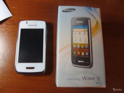 Лот: 6840578. Фото: 1. Samsung Galaxy Wave Y la fleur. Смартфоны