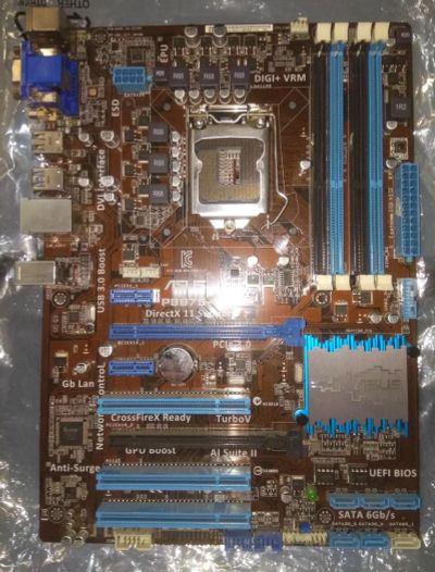 Лот: 11050687. Фото: 1. Asus P8B75-V сокет 1155. Материнские платы