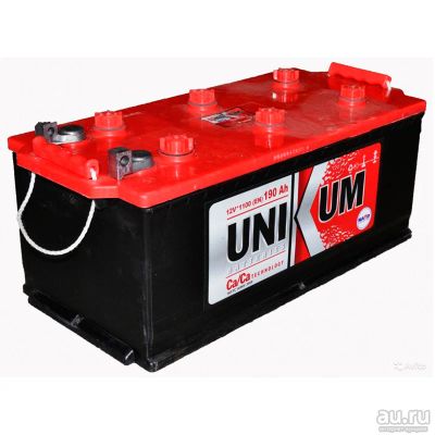 Лот: 13288628. Фото: 1. Аккумулятор UNIKUM 190 А/Ч, Прямая... Аккумуляторы
