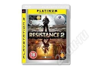 Лот: 424445. Фото: 1. Resistance 2 Platinum - Диск новый... Игры для консолей