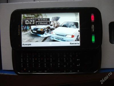Лот: 2200174. Фото: 1. NOKIA C 6-00 (карбон). Смартфоны