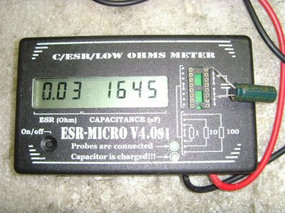 Лот: 14060814. Фото: 1. ESR-метр ESR-Micro V4.0si. Радиолюбительский инструмент