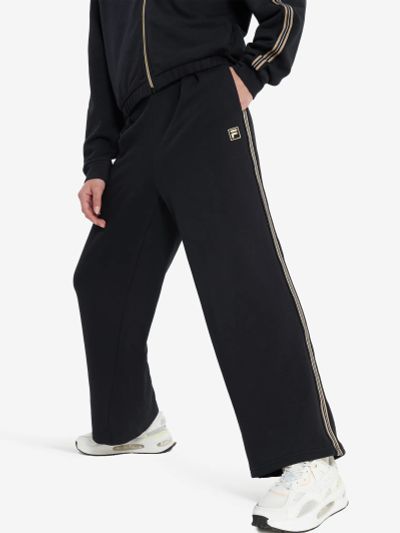 Лот: 25536663. Фото: 1. Брюки для девочек FILA, Черный. Спортивные брюки, штаны