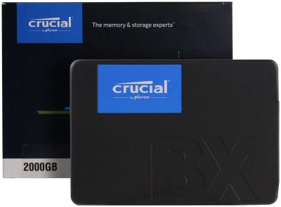 Лот: 25242462. Фото: 1. SSD-накопитель 2Тб Crucial BX500... SSD-накопители