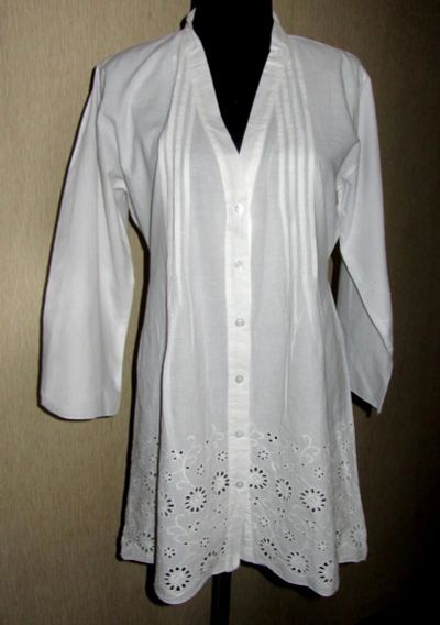 Лот: 4280953. Фото: 1. Индийская блуза - туника. 100... Блузы, рубашки