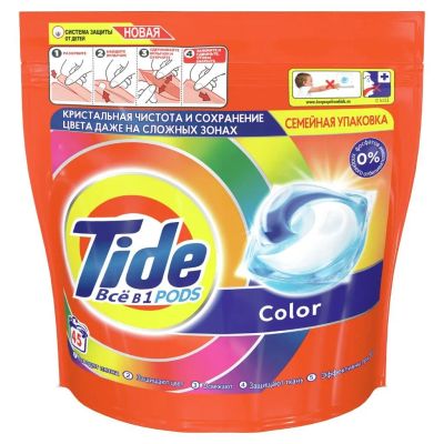 Лот: 24116098. Фото: 1. Капсулы для стирки Tide, Все в... Бытовая химия