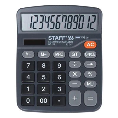 Лот: 24503059. Фото: 1. Калькулятор Staff Plus DC-111... Калькуляторы