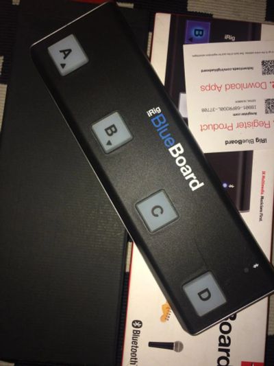 Лот: 9903901. Фото: 1. iRig BlueBoard. Педаль переключения... Аксессуары